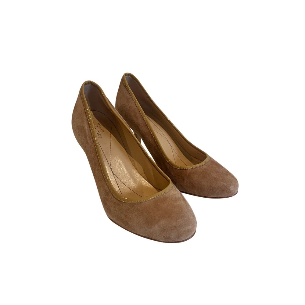 Kate spade tan suede pumps